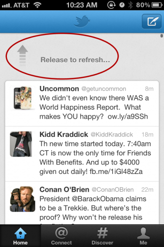 Twitter Release to Refresh