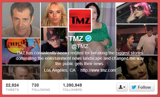 TMZ Twitter Header Image