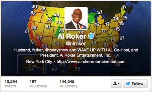 Al Roker Twitter Header Image