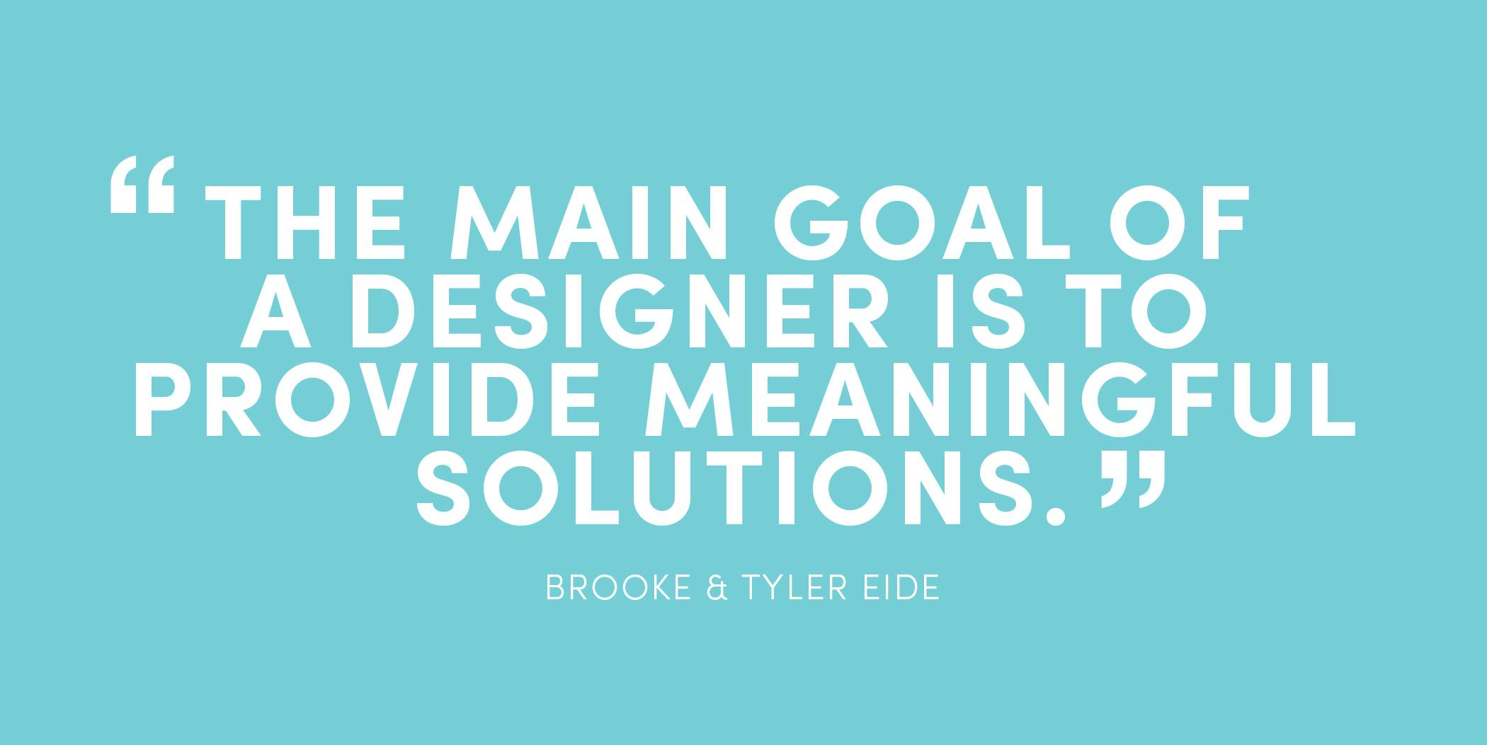 Brooke &amp; Tyler Eide Quote