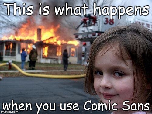 Comic sans